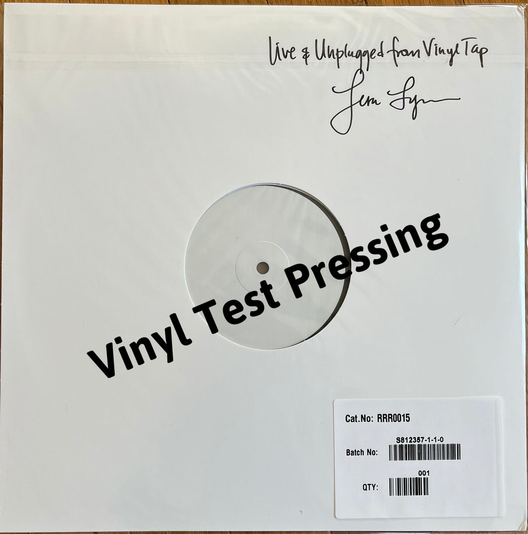 LIVE & UNPLUGGED FROM THE VINYL TAP - Test Pressing VINYL