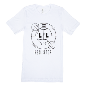 Black and white resistor tee Lera Lynn