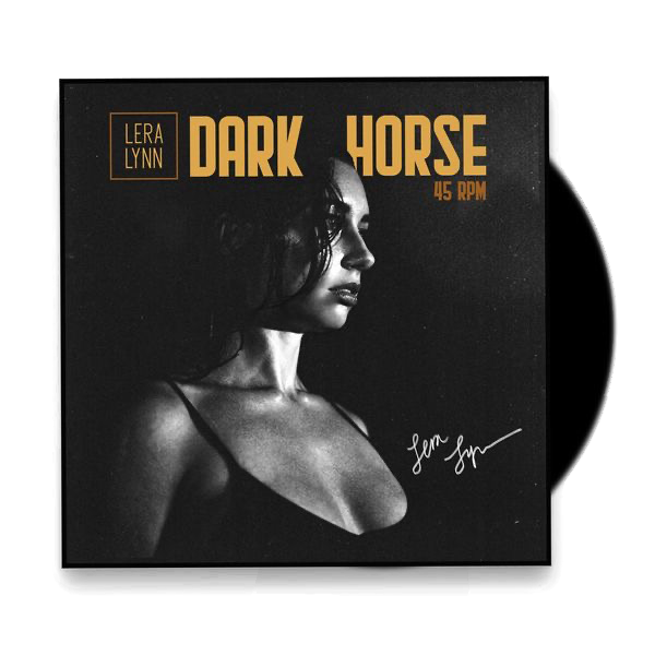 Limited edition dark horse autographed 45 RPM vinyl Lera Lynn