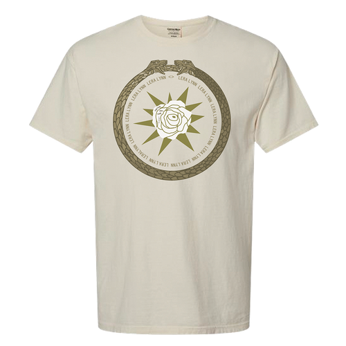 Tan snake ring flower tee Lera Lynn